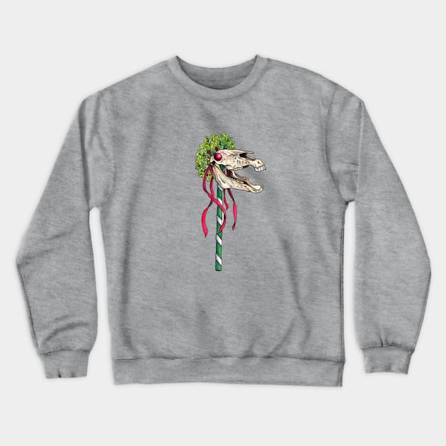 Mari Lwyd Crewneck Sweatshirt by Reel Fun Studios